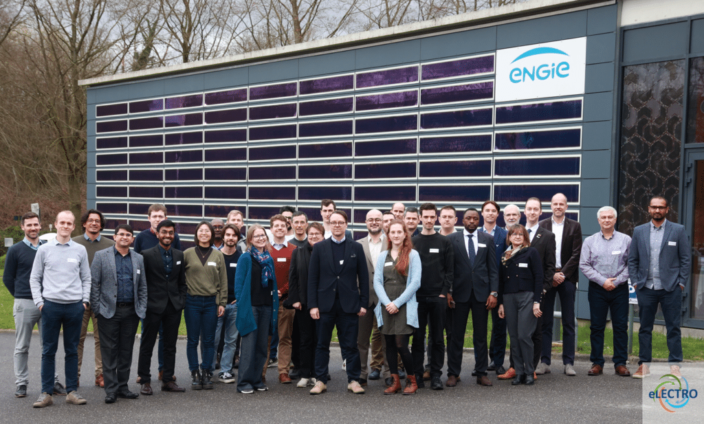 Group picture of the eLECTRO project gathered in Laborelec for its 18M GA